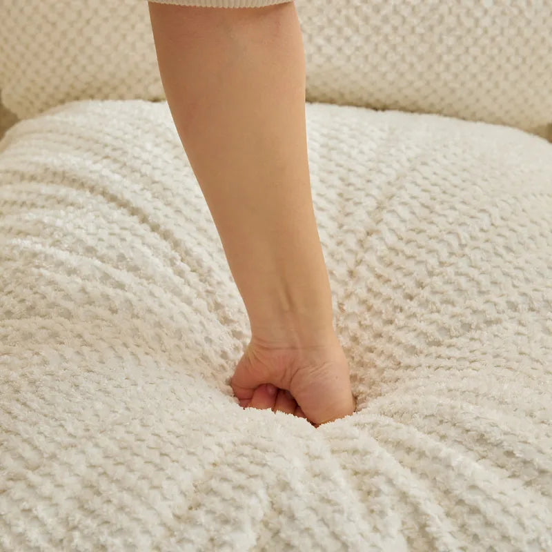 Chaise longue réglable blanche 47,8 avec dossier haut