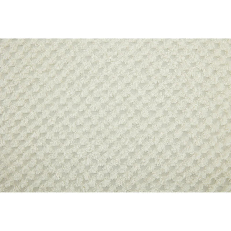 Chaise longue réglable blanche 47,8 avec dossier haut
