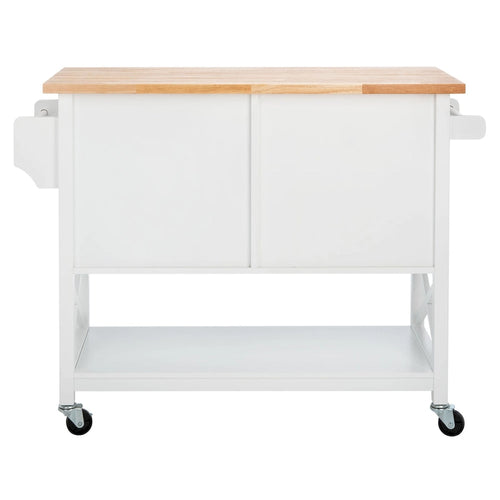 Chariot de cuisine à 2 portes et 1 étagère - 45,7 L x 17,3 P x 35,6 H - 46Lx17Px36H