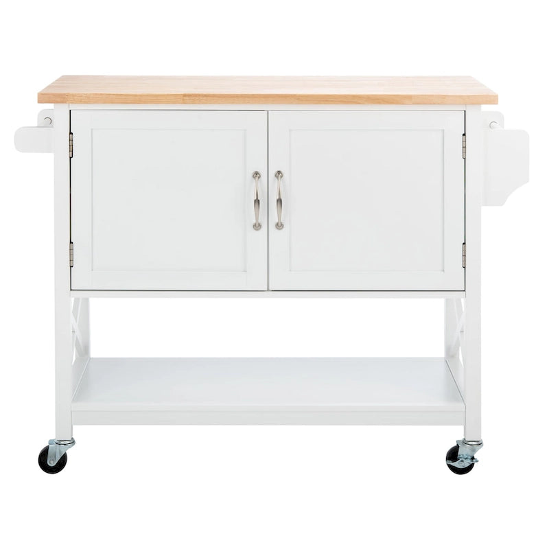 Chariot de cuisine à 2 portes et 1 étagère - 45,7 L x 17,3 P x 35,6 H - 46Lx17Px36H