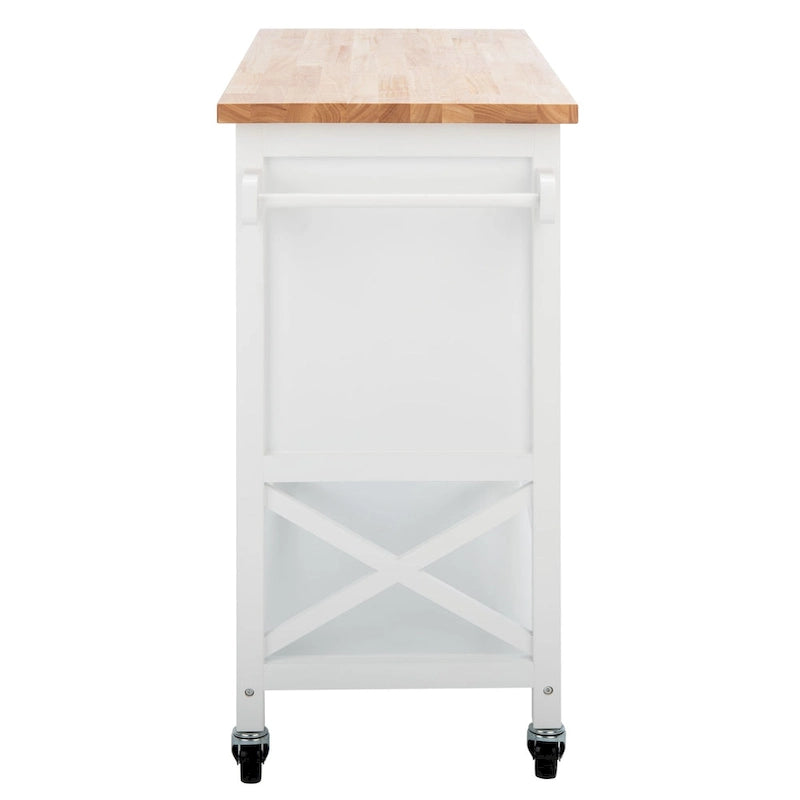 Chariot de cuisine à 2 portes et 1 étagère - 45,7 L x 17,3 P x 35,6 H - 46Lx17Px36H