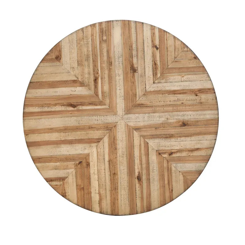 Table à manger ronde d'intérieur avec pieds en métal