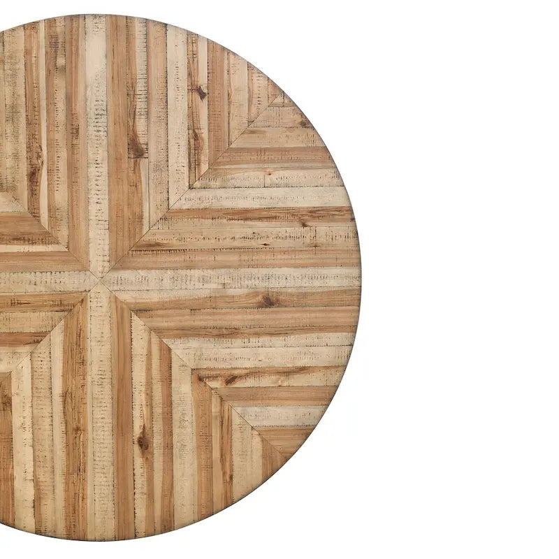 Table à manger ronde d'intérieur avec pieds en métal