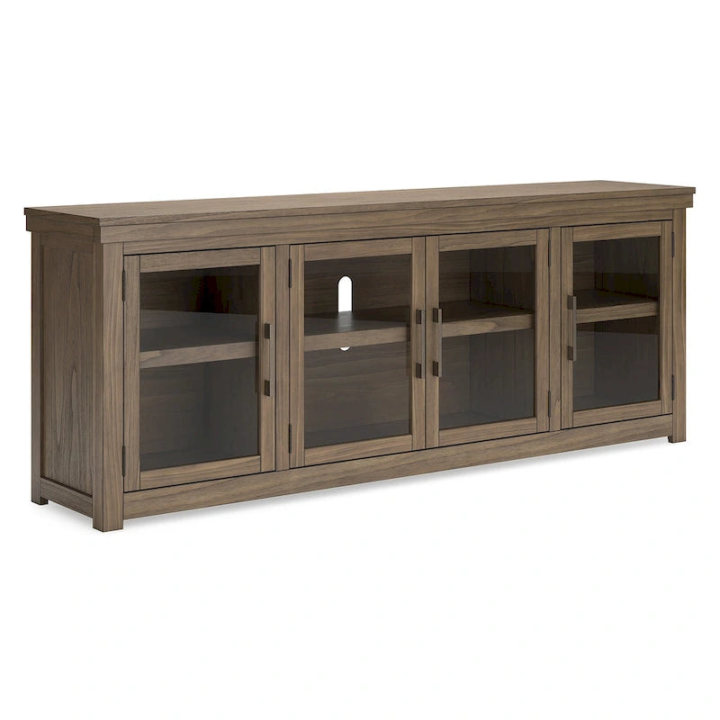 Meuble TV marron 85 pour TV jusqu'à 97 - 85W x 18D x 33H