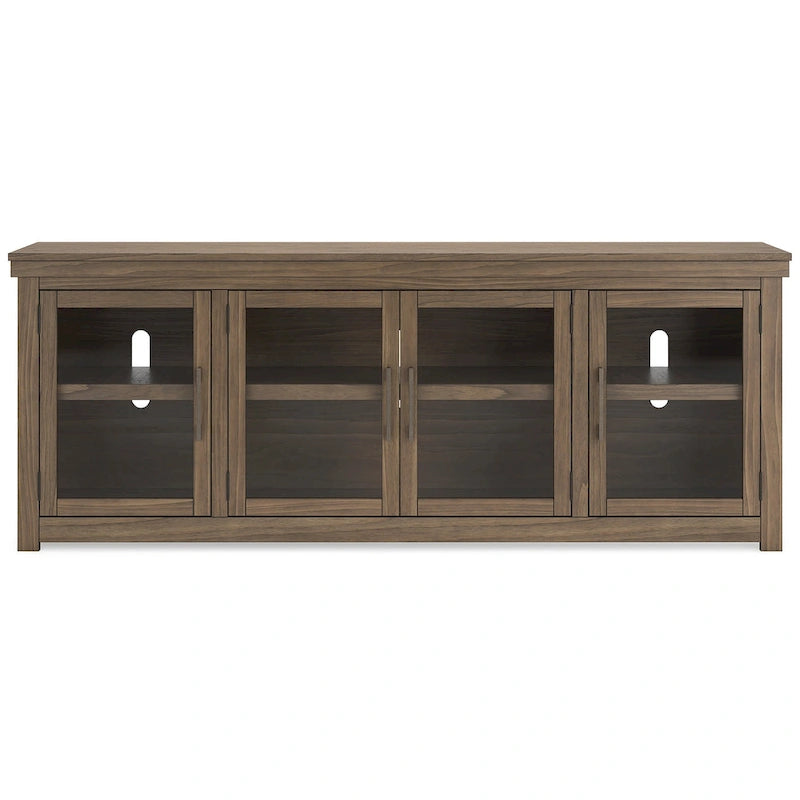 Meuble TV marron 85 pour TV jusqu'à 97 - 85W x 18D x 33H