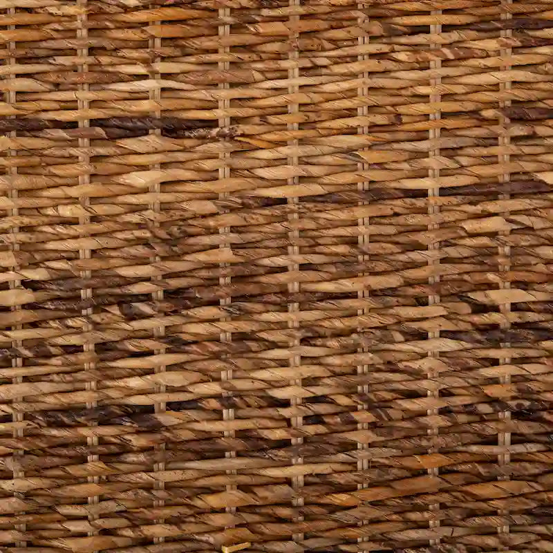 Banc en osier naturel en X - 22 x 22 x 19,5 - 22Lx22Px20H