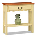 Console en bois blanc
