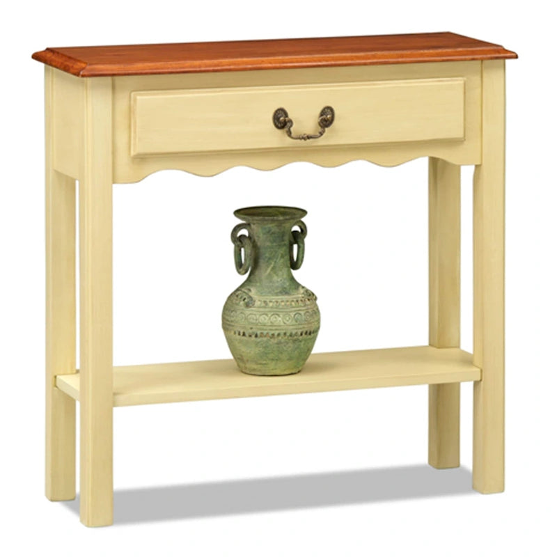 Console en bois blanc