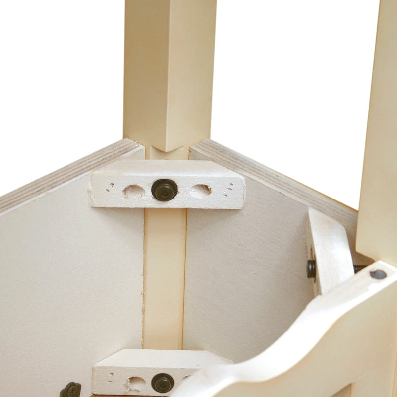 Console en bois blanc