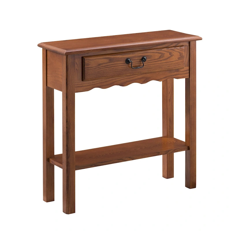 Console en bois blanc