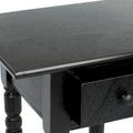 Table d'appoint noire - 17,7 x 13,8 x 31,9 - 18L x 14P x 32H