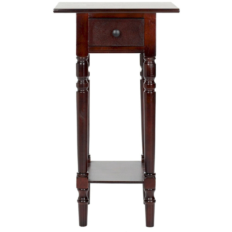 Table d'appoint noire - 17,7 x 13,8 x 31,9 - 18L x 14P x 32H