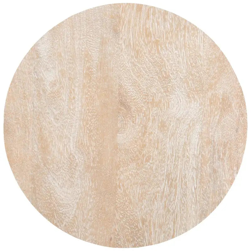 Table basse ronde en rotin moderne - 80 L x 80 P x 45 H cm