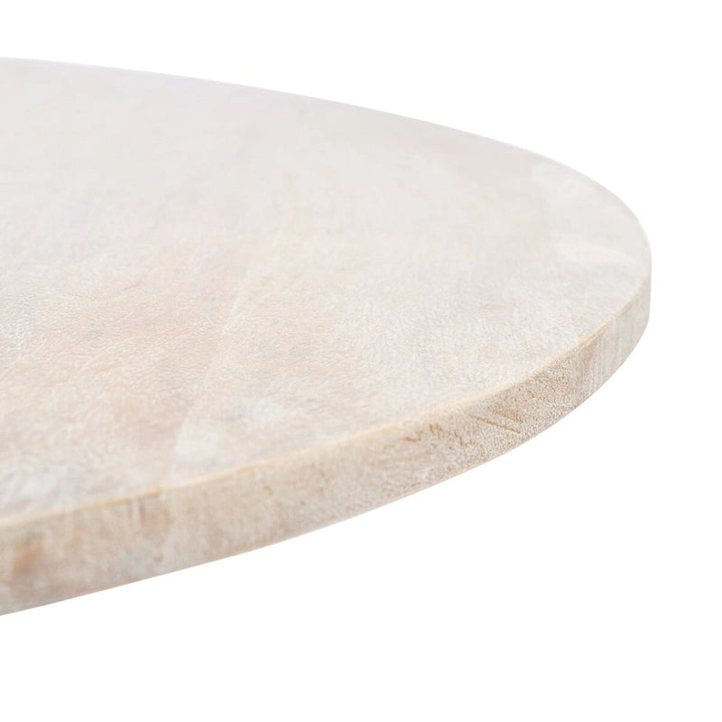Table basse ronde en rotin moderne - 80 L x 80 P x 45 H cm