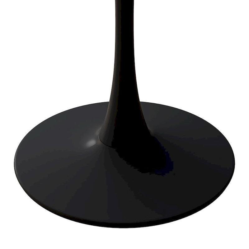 31.50 Table Basse Hexagonale Moderne avec Plateau en Marbre Imprimé et Base en Métal pour Salle à Manger, Cuisine et Salon