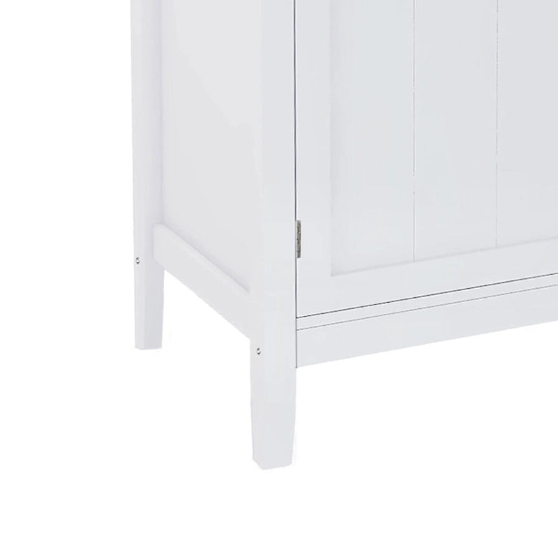 Buffet Minimaliste Classique en Bois avec un Placard et un Compartiment de Rangement Ouvert