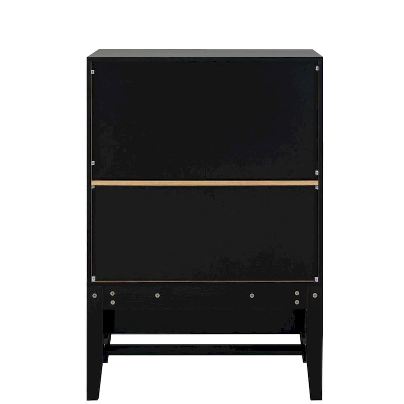 Meuble de buffet avec porte-bouteilles et porte-verres pour couloirs et salons