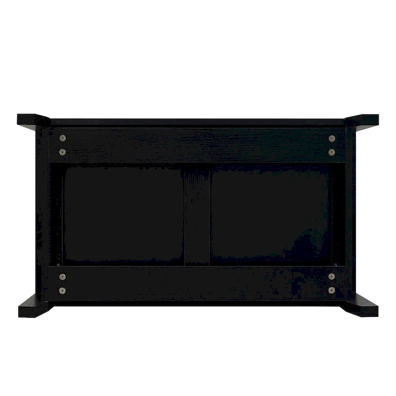 Meuble de buffet avec porte-bouteilles et porte-verres pour couloirs et salons