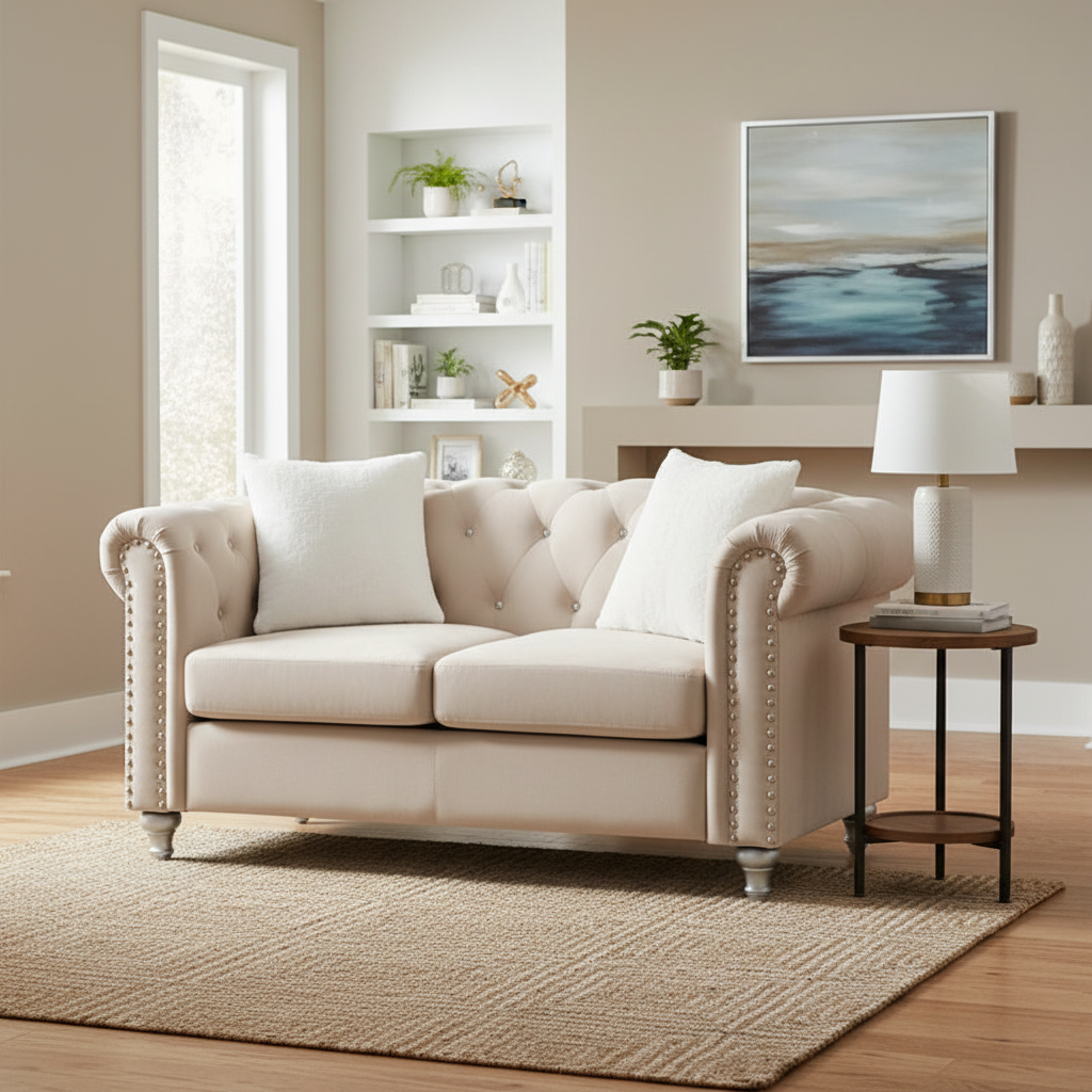 Sofa with Elegant Living Room Background